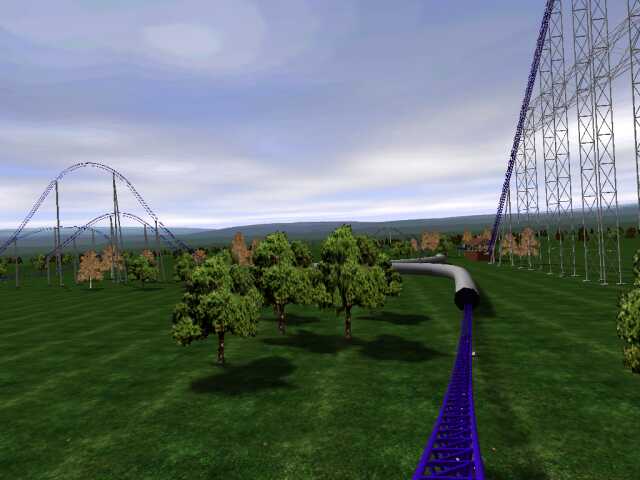 Kraken Roller Coaster. Force roller coaster,