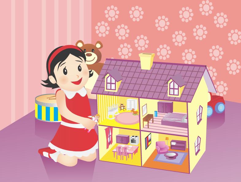 the doll house game