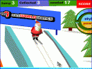 Santa Ski jump online game