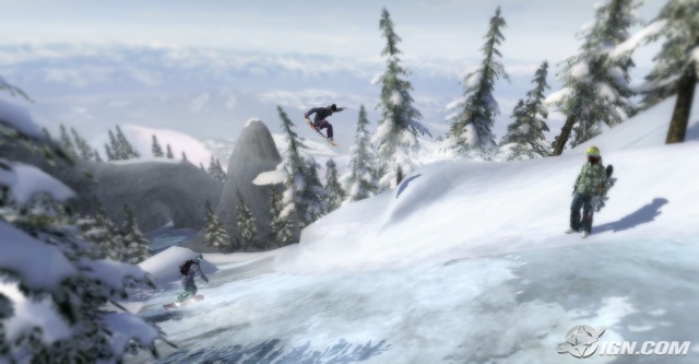 You can create your own experience in this snowboarding video game, 