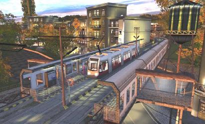  Trainz Simulator Cabon City Trams 