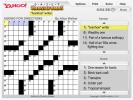 Yahoo Daily Crosswords online game