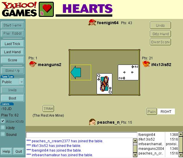 Online yahoo games spades Whist