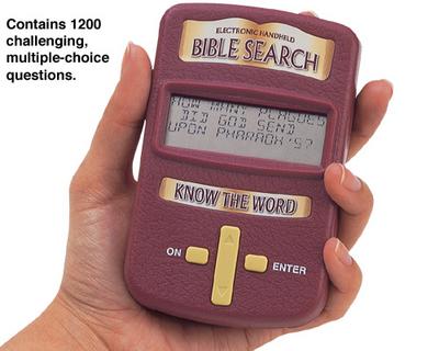  Handheld Bible Trivia game 