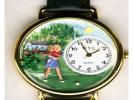  Golf Watch with Handcrafted Miniatures 