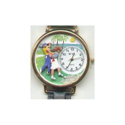  Golf Watch with Handcrafted Miniatures 