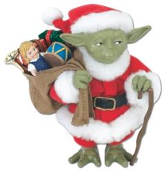  Star Wars Santa Yoda Figurine 