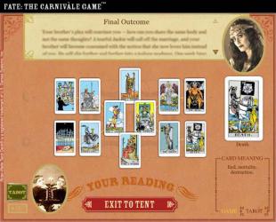  Tarot Fate The Carnivale game 