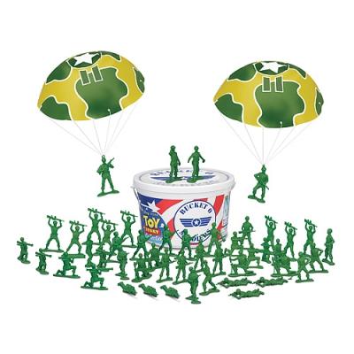 Toy Story Bucket o Soldiers Toy Story bucket of 72 plastic toy soldiers ...