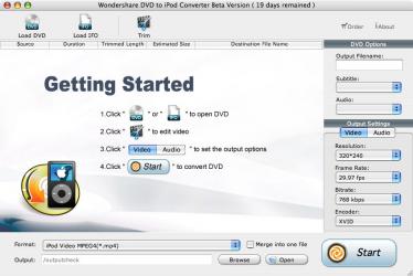  Wondershare DVD to iPod Converter for Mac 